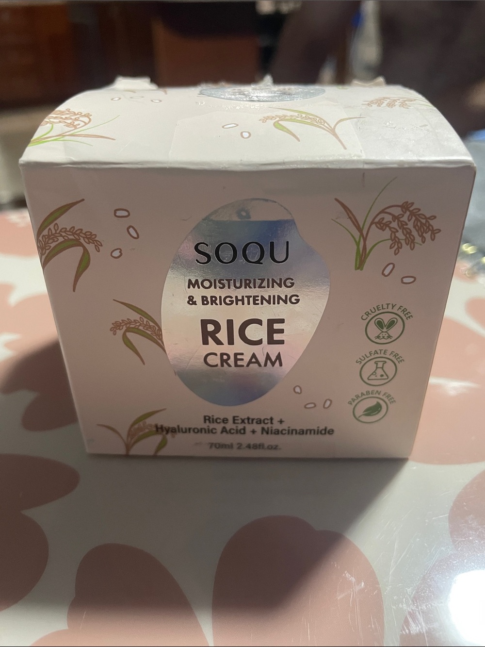 Moisturizing & Brightening Rice Cream — White